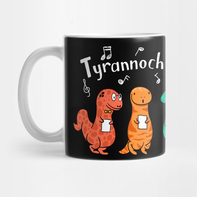 Tyrannochorus Dino Choir Funny Music by ShirtHappens